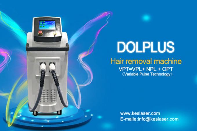 Wrinkle Removal IPL Hair Removal Machines With Variable Pulse Technology