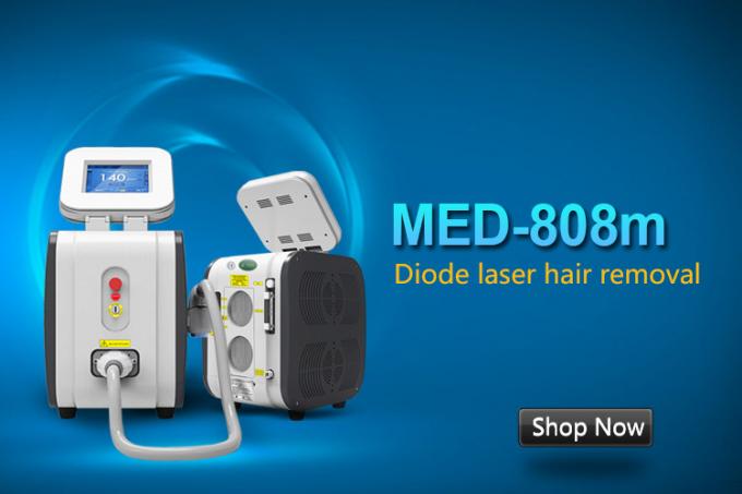 Professional Painless 808 Nm Diode Laser Hair Removal Machine CE / ISO13485
