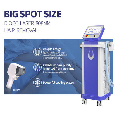 Painless Permanent Oem Diode Laser Hair Removal Machine 1200w
