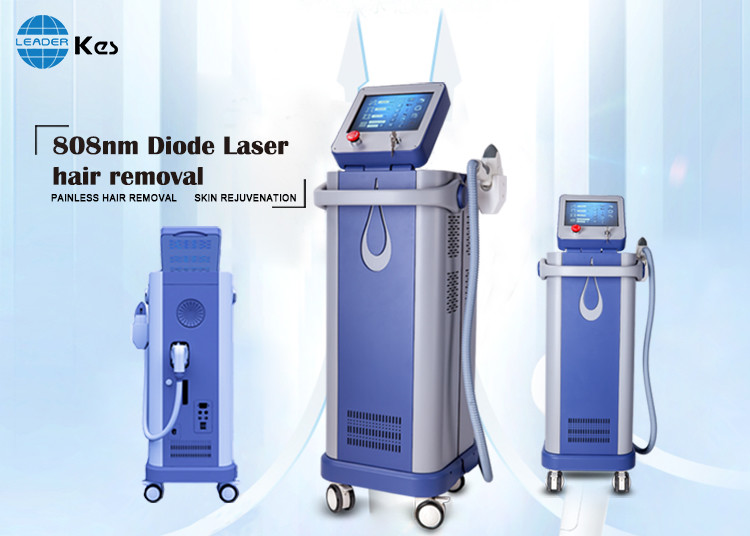 Painless And Permanent Hair Removal 808nm Diode Laser Machine 500w Portable Large Spot Size