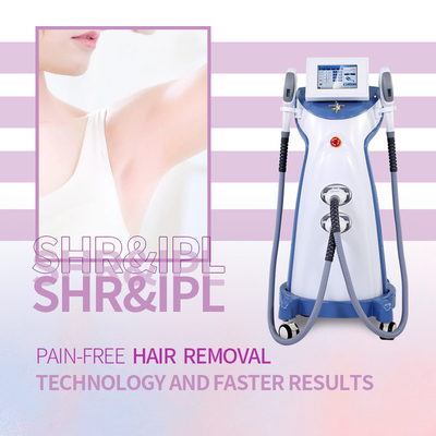 Pain Free Ipl Shr Hair Removal Machine Vertical Fda Approved
