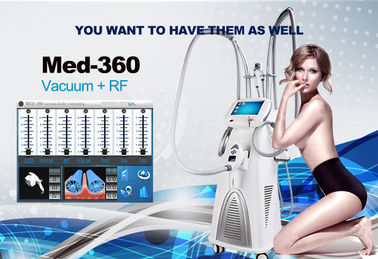 690 nm LED Vacuum Roller Cavitation RF Slimming Machine With RF Power 50 Watt 13.6 MHz