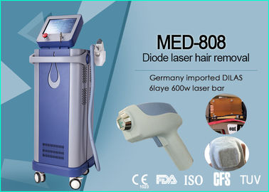 High Performance 808nm Diode Laser Chest / Back / Leg Hair Removal Machine 120J/Cm²