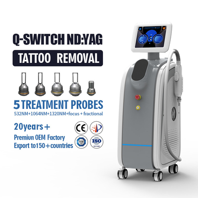 CE Approved Long Pulse Nd Yag Laser Hair Removal Machine 1064nm / 532nm
