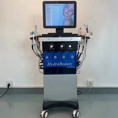 14en1 Oxygen Facial Machine , Hydrafacial Dermabrasion Machine