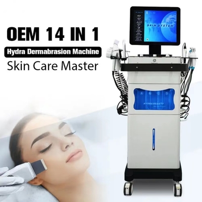 Spa ISO 13485 Oxygen Facial Machine Hydrafacial H2o2 With Dome