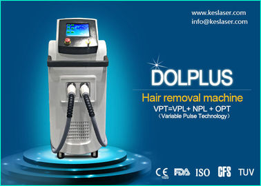 2017 KES new 640nm - 1200nm IPL Three cooling systems make treatment Hair Removal Machines