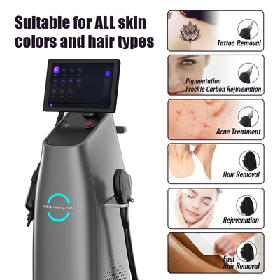 Professional Dpl Laser Hair Removal Equipment Q Switch Nd Yag For Body
