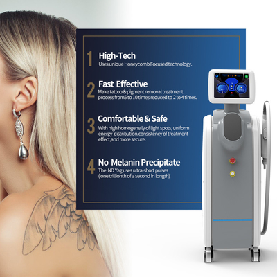 Ce FDA Laser Tattoo Removal Equipment 1064nm 532nm 755nm