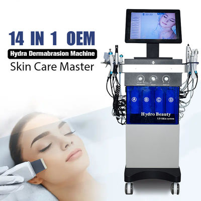 Multi Functional Hydrafacial Aqua Peeling Machine 14 In 1 Whitening