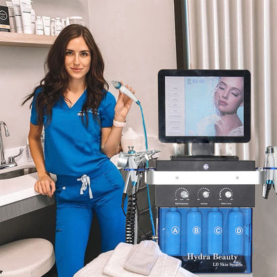 12&quot; Touch Screen Hydradermabrasion Machine With Skin Scrubber Handpiece