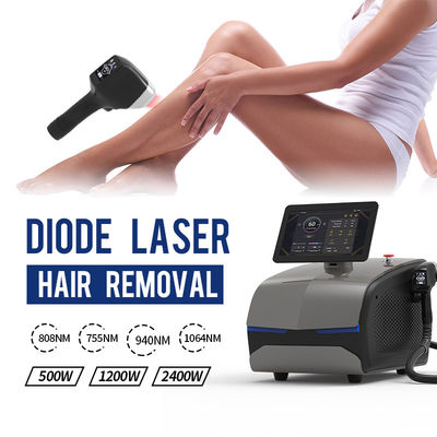 Portable 808nm Diode Laser Hair Removal Machine High Power With Mini Spot Size