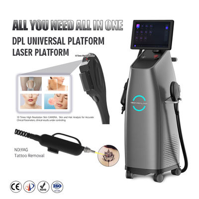 3500w Dpl Skin Rejuvenation Tattoo Removal Equipment Air Water Sapphire Contact Cooling