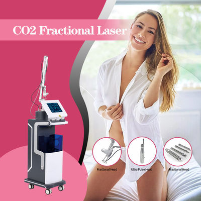10600nm Co2 Fractional Laser Machine For Acne Scars  Radio Frequency Skin Tightening Devices