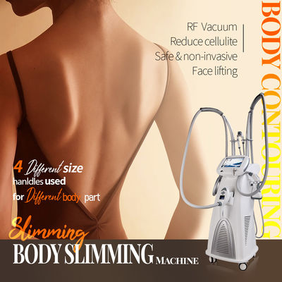 10MHz Professional Body Sculpting Machine Vacuum Cavitation Roller Massager With 6 Handpieces