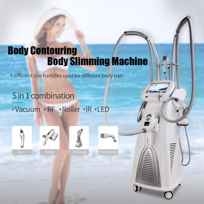 White Vacuum Cavitation Weight Reduction Equipment Slimming Beauty Machine