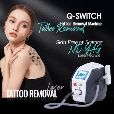 Pico Q Switched Nd Yag Laser 1064nm 532nm Tattoo Removal Machine