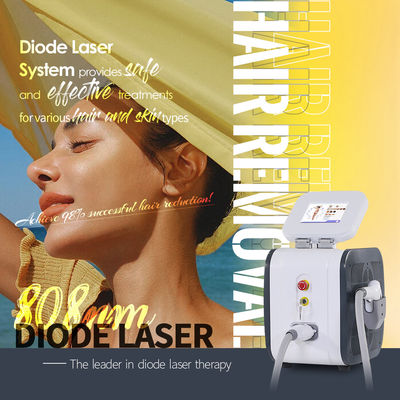 755nm 808nm 1064nm Diode Laser Hair Removal Machine 1200W Portable Model