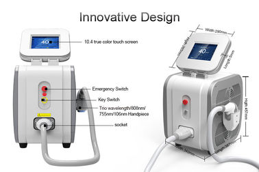 Kes New Tech Active TEC Cooling 808nm Permanent Diode Laser Hair Removal With Germany Laser Bars
