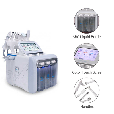 1mhz Water Cooled Oxygen Facial Machine 6 In 1 Korea Aqua Peeling Hydra