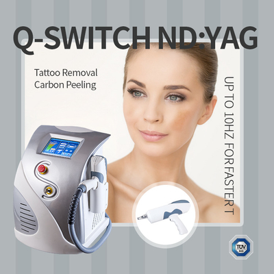 Ce Portable Q Switched Nd Yag Laser Tattoo Removal Machine