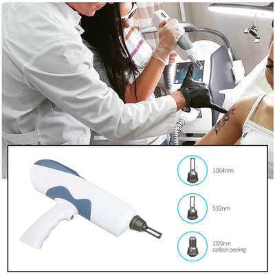 Portable 6ns Q Switched Nd Yag Laser Tattoo Removal Machine With Ce Approval