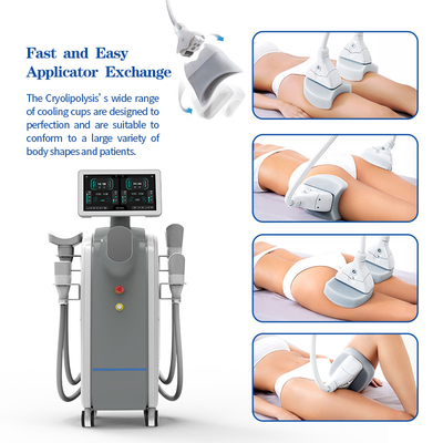 Cool Body Sculpt Cryolipolysis Machine 360° Vacuum Five Handpieces