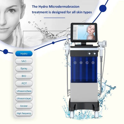 1.5Mhz Aqua Peel Machine Vertical Hydrafacial Dermabrasion Machine