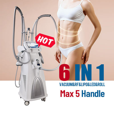 6 In 1 Vacuum Cavitation Slimming Machine Continuous Working For Body Shaping