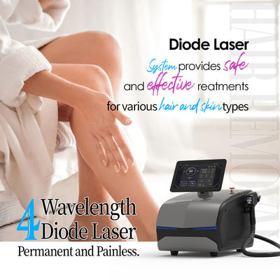 Beauty Salon Touch Screen Diode Laser Hair Removal Machine 808nm