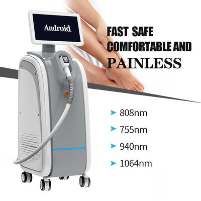 Professional 808nm Laser Hair Removal Device with Double TEC Cooling 10-200ms Pulse Duration