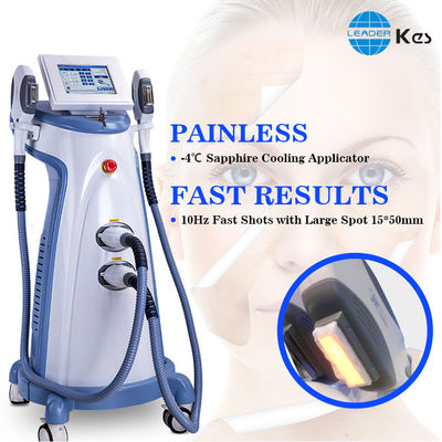 SHR super hair removal and E-light (IPL+RF) Beauty Machine 2 Handles