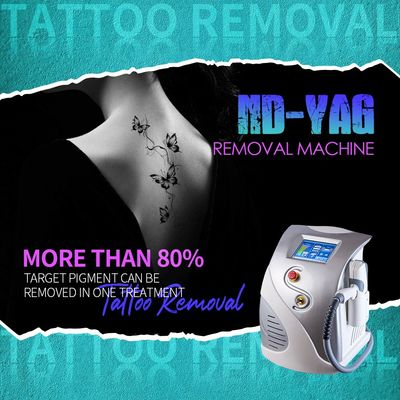 Medical High Power Q Switch ND YAG Laser Tattoo Removal Machine