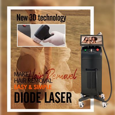 Traditional 808 Diode Laser For Hair Removal 3 Wave 755nm 808nm 1064nm