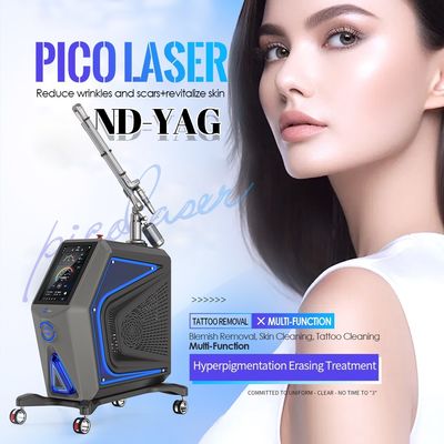 Big Power Pigmentation Removal Pico Laser 1064 Nm 532Nm Real Spots