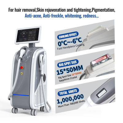 2 In 1 Multifunctional Beauty Machine 2 Handpiece Diode Laser IPL Machine