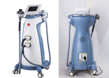 2 Handpieces SHR Hair Removal RF Skin Rejuvenation Equipment ICE 